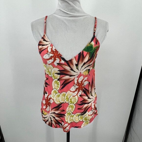 & Other Stories Women Size 6 Pink Tropical Tank Top - Picture 10 of 10